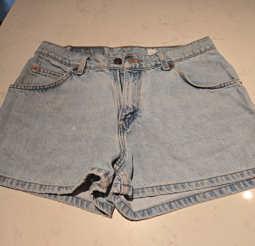 Levi's Light Blue Denim Women's Shorts - Casual Cutoff Style